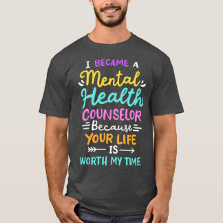 Camiseta Conselheiro de saúde mental Saúde mental