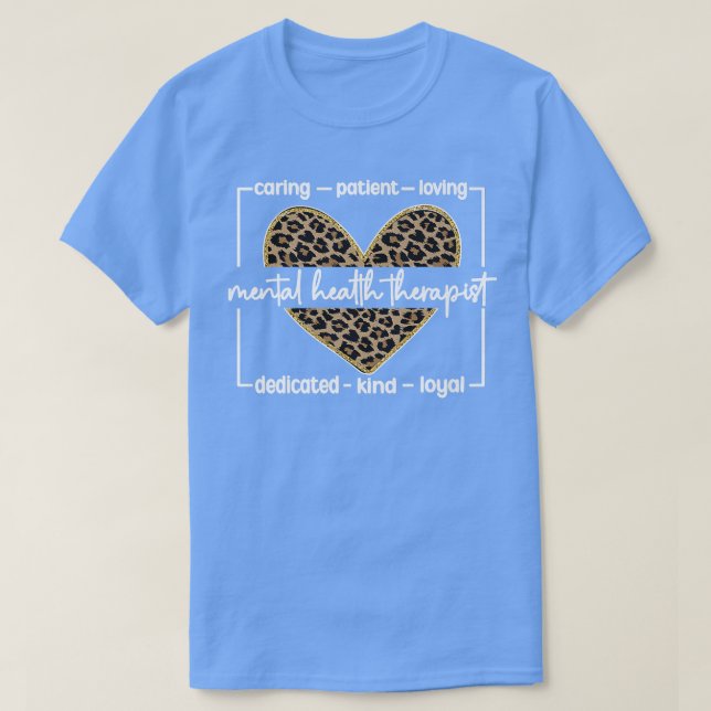 Camiseta Conselheiro de Saúde Mental Terapista de Saúde Men (Frente do Design)