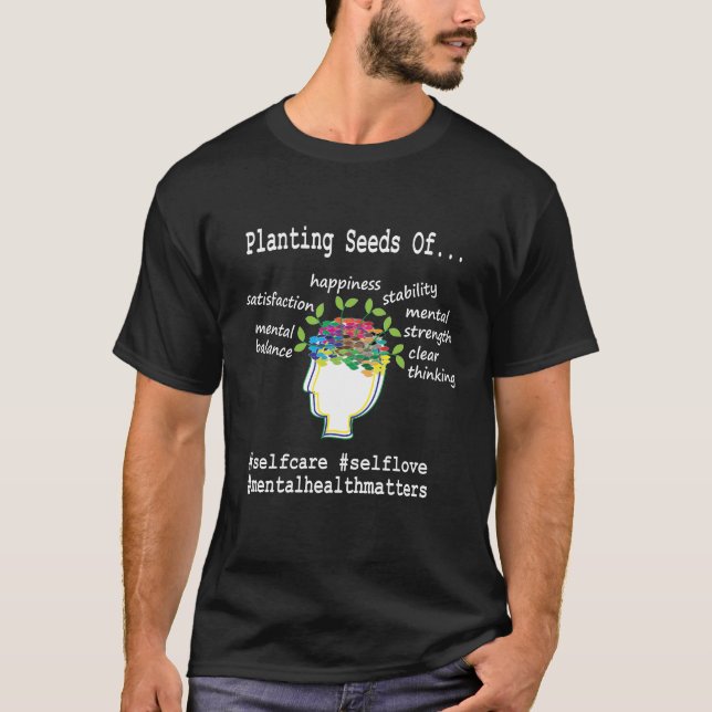 Camiseta Conselheiro de Sensibilização para a Saúde Mental (Frente)