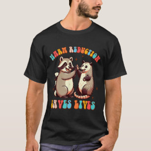 Camiseta Conselheiro de Vício Racoon Opossum Redução de Dan