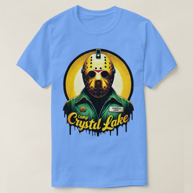 Camiseta Conselheiro do Camp Crystal Lake (Frente do Design)