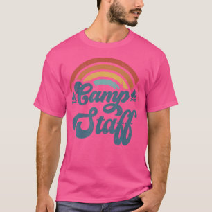 Camiseta Conselheiro do Campo de Verão Groovy Rainbow Camp