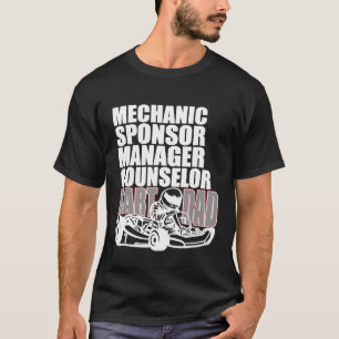 Camiseta Conselheiro do gerente mecânico do patrocinador do