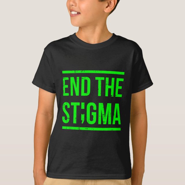 Camiseta Conselheiro do Guerreiro Stigma Mental Health Awar (Frente)