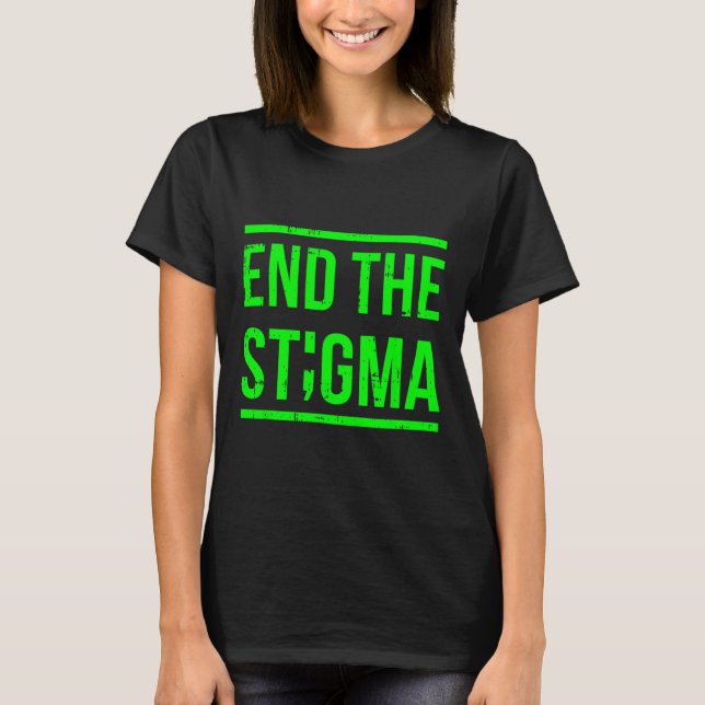 Camiseta Conselheiro do Guerreiro Stigma Mental Health Awar (Frente)