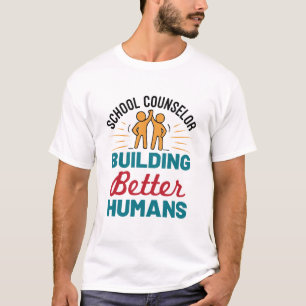 Camiseta Conselheiro Escolar Construindo Humanos Melhores