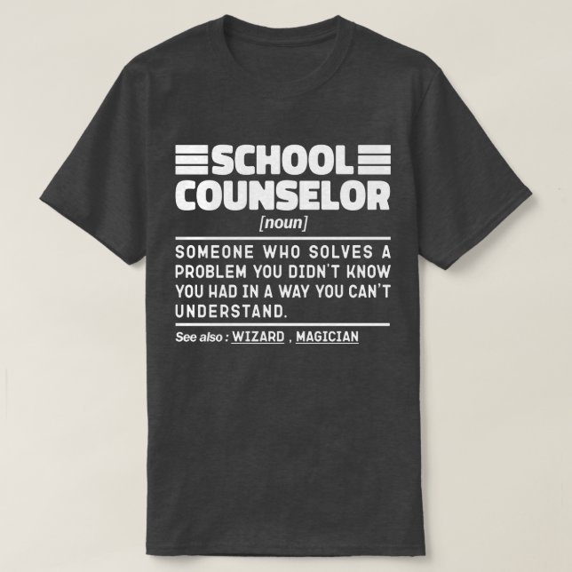 Camiseta Conselheiro Escolar Noun Conselheiro Especialista  (Frente do Design)