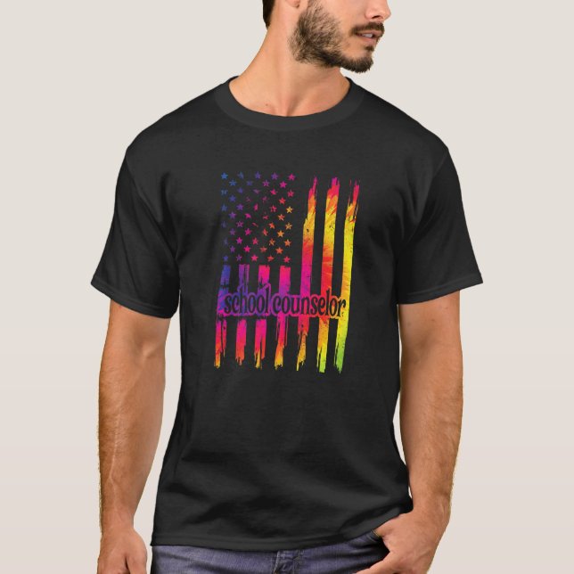 Camiseta Conselheiro Escolar para a Escola de Bandeira dos  (Frente)
