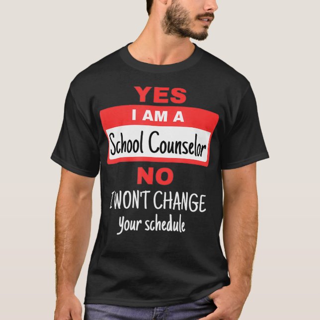 Camiseta Conselheiro Escolar Presentes Engraçados Mudam S (Frente)