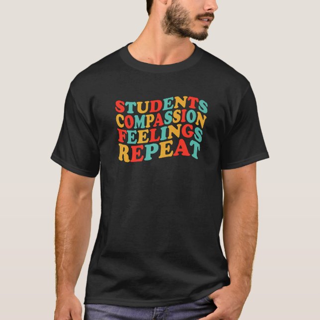 Camiseta Conselheiro Escolar Sente Aconselhamento Escolar d (Frente)