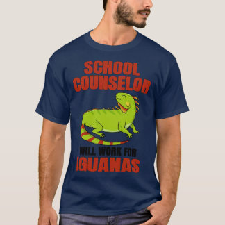 Camiseta Conselheiro Escolar Trabalhará Para Iguanas