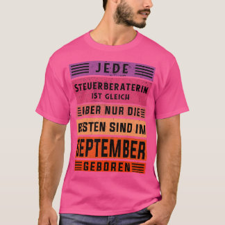 Camiseta Conselheiro fiscal de nascer de setembro de aniver