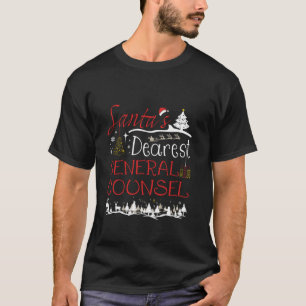 Camiseta Conselheiro Geral do Xmas Trabalho Bonito de Natal