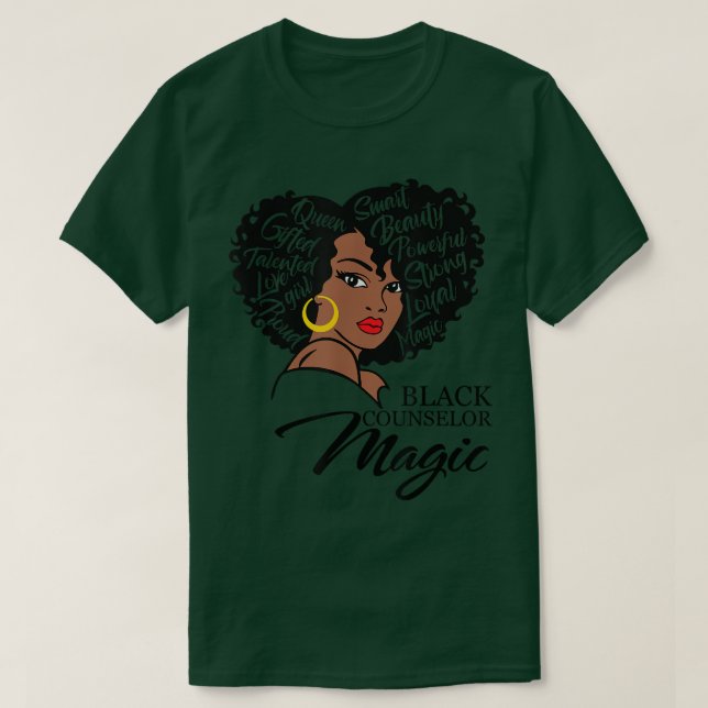 Camiseta Conselheiro Inteligente Preto Afro Melanina Améric (Frente do Design)