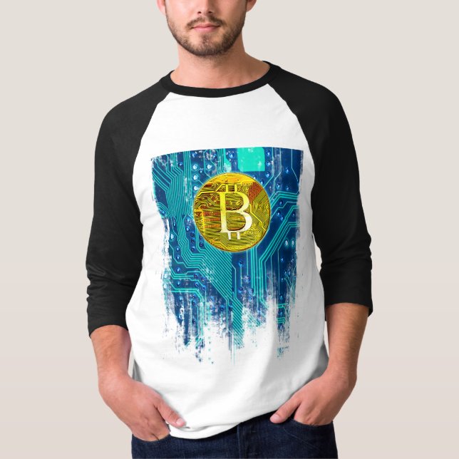 Camiseta Conselho Bitcurrency e Circuito Criptomoeda (Frente)