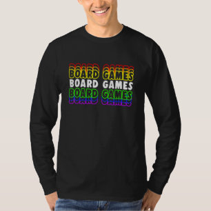 Camiseta Conselho Colorida Jogos para Jogadores Jogos Dice 