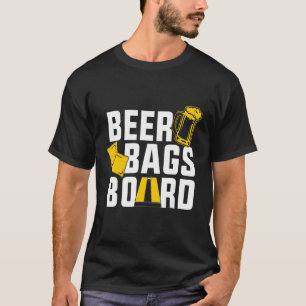 Camiseta Conselho De Cerveja Cornhole Bebendo Engraçado