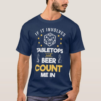 Camiseta Conselho De Jogo De Nerd De Jogo Rpg Roleplay Card