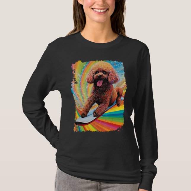 Camiseta Conselho de remo de poodle (Frente)