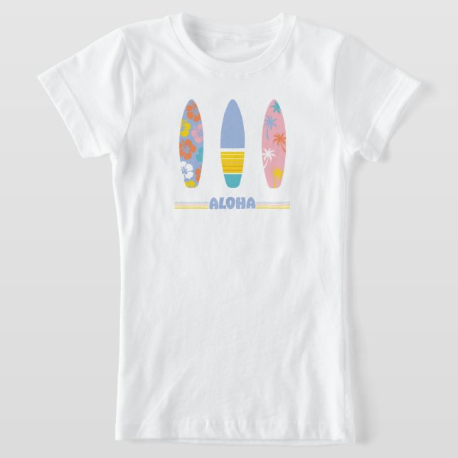 Camiseta Conselho de Surf para Crianças Aloha (Postura )