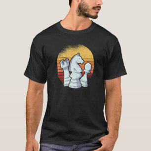 Camiseta Conselho Game Checkmate Jogador de Xadrez Reitor d