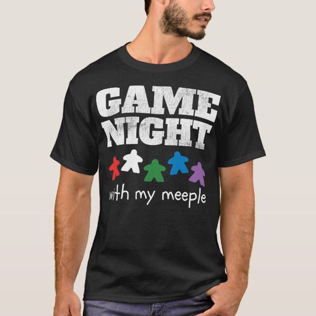 Camiseta Conselho Game Night Family Amigos de Scoop Enfiado (Frente)