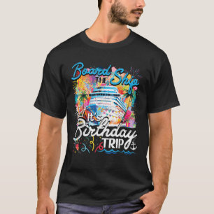 Camiseta Conselho O Navio É Um Cruzeiro de Passagem de Aniv