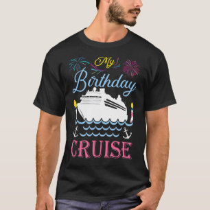 Camiseta Conselho O Navio É Viagem de Cruzeiro de Aniversár