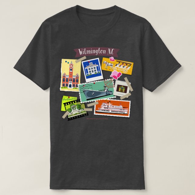 Camiseta Conselho Posto WILMINGTON NC (Frente do Design)