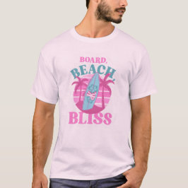 Camiseta Conselho, praia, Bliss Summer Surfing