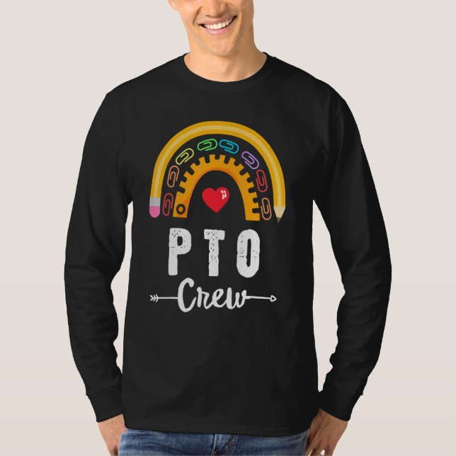 Camiseta Conselho Voluntário da Escola de Pto Crew Mãe Pai (Frente)