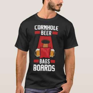 Camiseta Conselhos de cervejas da Cornhole, Camiseta-T esse