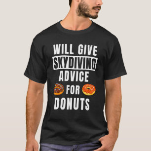 Camiseta Conselhos de Pulo de Paraquedas Para Equipamento d