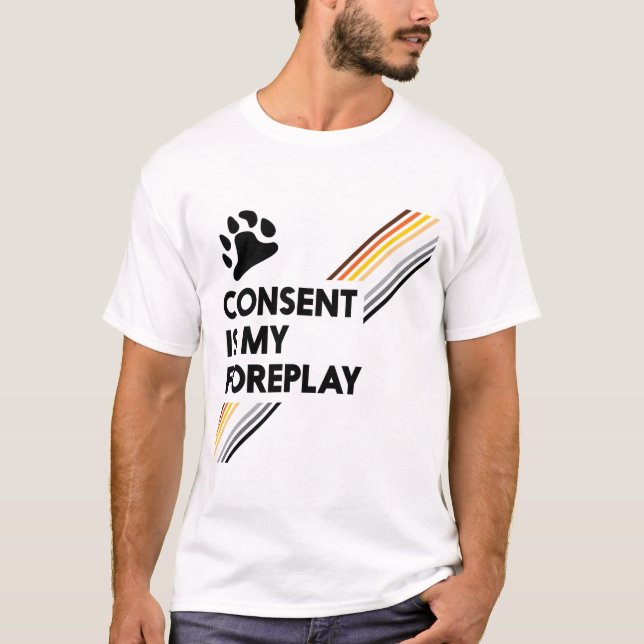 Camiseta Consentimento É Minha Luz De Previsão (Frente)
