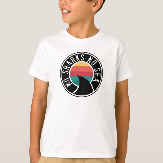 Camiseta Conservação de tubarões no mar (Frente)