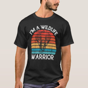 Camiseta Conservação E dos animais ameaçados pelo guerreiro
