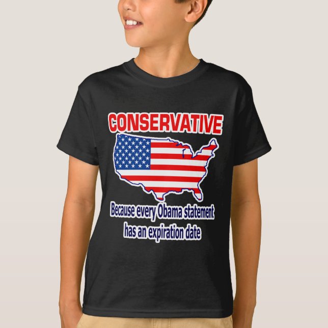 Camiseta Conservador - anti Obama (Frente)