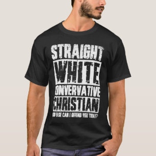 Camiseta Conservador branco hetero