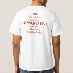 Camiseta Conservador do voto!