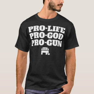 Camiseta Conservador ProLife ProGod ProGun