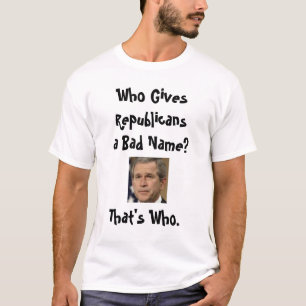 Camiseta Conservadores contra a presidente bush