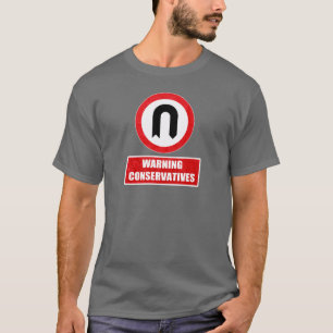 Camiseta CONSERVADORES DE ADVERTÊNCIA (volta de U)