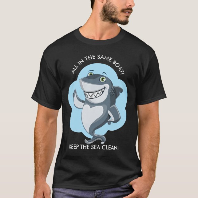 Camiseta Conservation Shark Say's (Frente)