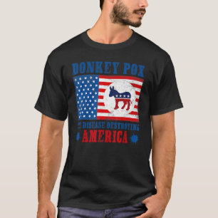 Camiseta Conservative Republican Donkeypox 4th Of July