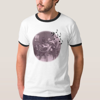 Camiseta considerando da tuba no salão de beleza