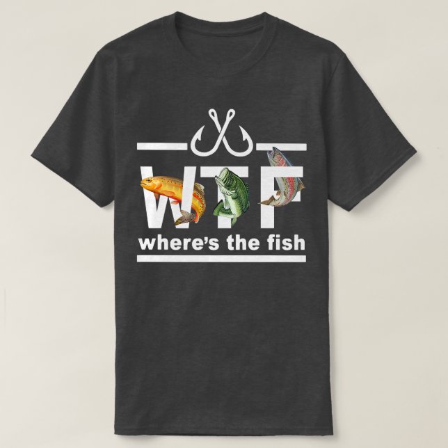 Camiseta Considerando O Prêmio À Pesca Do Peixe (Frente do Design)