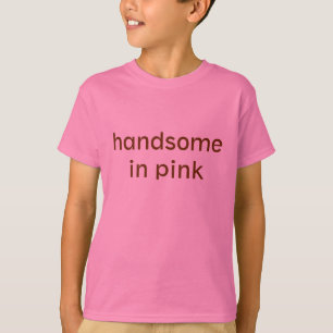 Camiseta considerável no rosa