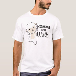 Camiseta Consiga Algo Engraçado Ovinos Jogo de Palavras