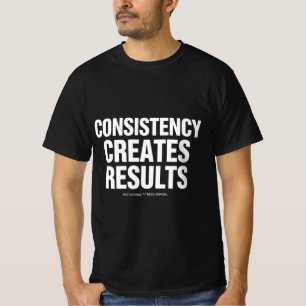 Camiseta Consistência Cria Resultados   F Motivaci