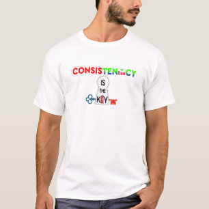 Camiseta Consistência é a Chave, T-Shirt Motivacional